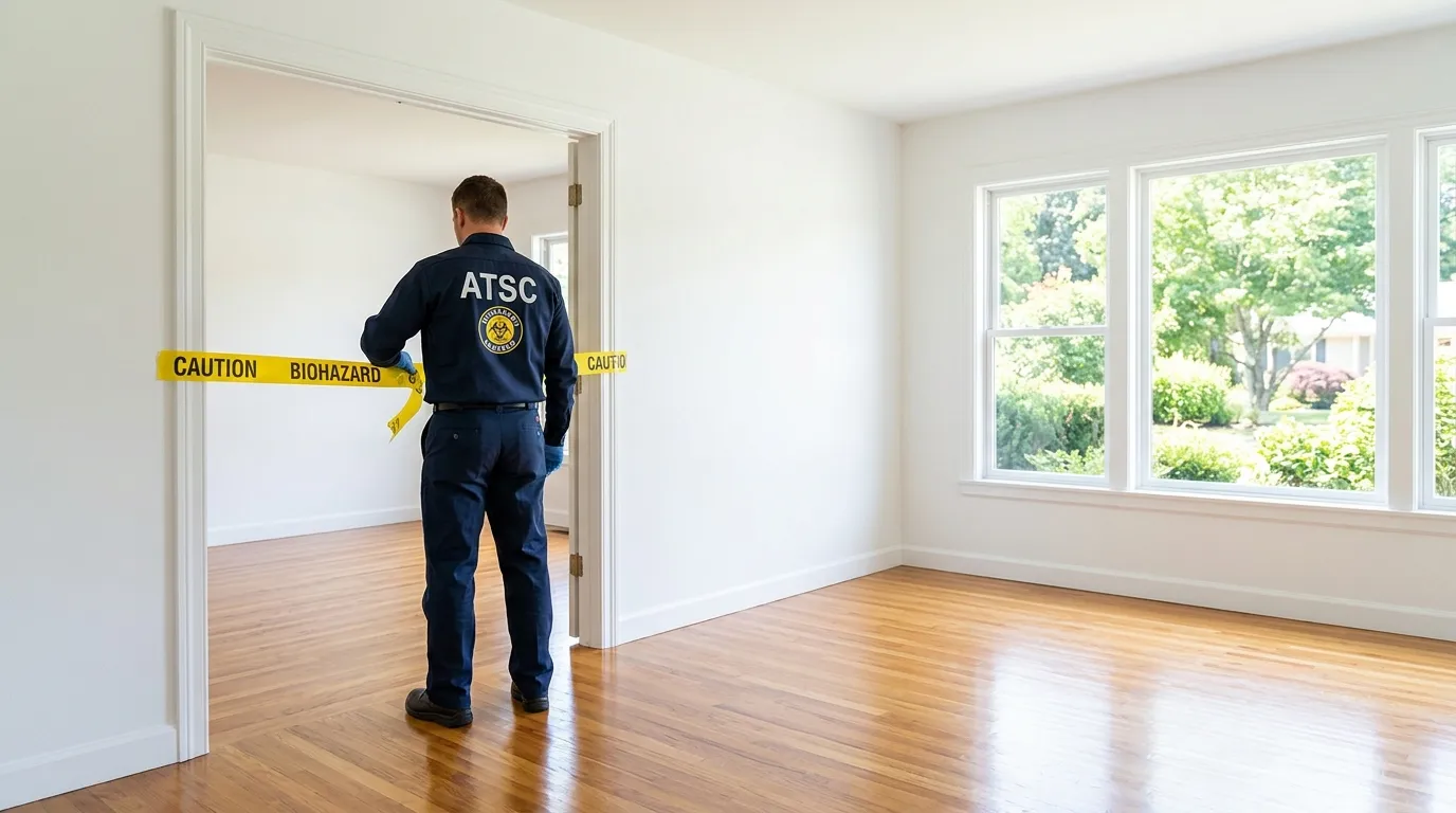 Certified biohazard cleanup crew performing Trauma Scene Cleanup in Ottawa